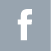 A grey square icon of the Facebook logo